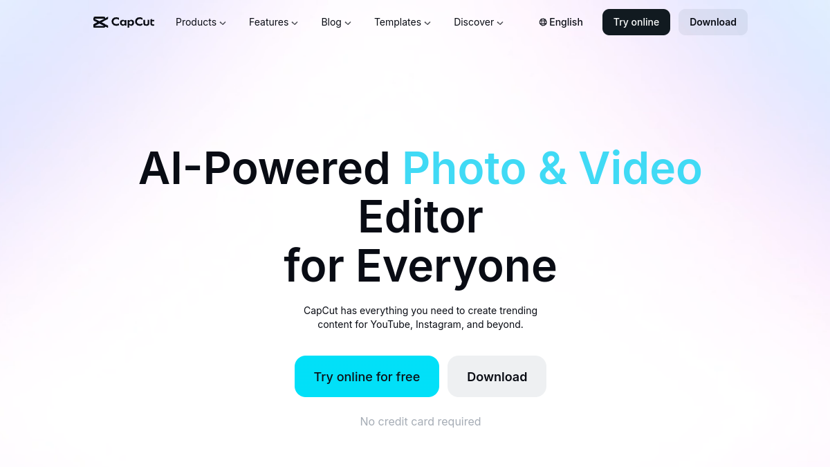 CapCut — sous-titres automatiques IA gratuits sur mobile sans filigrane