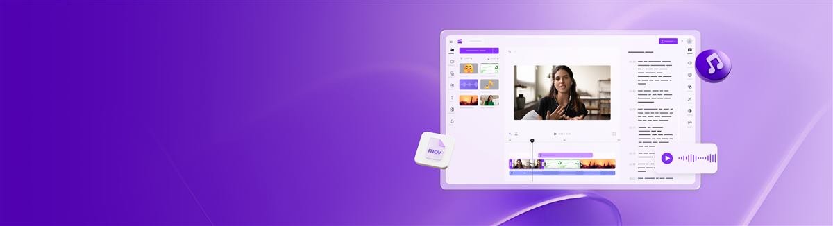 Page d'accueil officielle de Clipchamp — éditeur vidéo en ligne de Microsoft