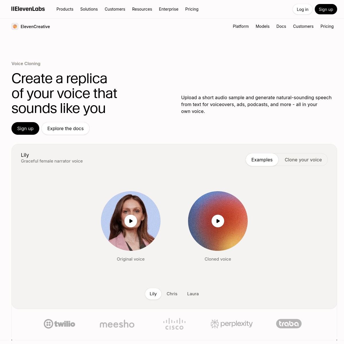 Voice Cloning ElevenLabs — Create a replica of your voice that sounds like you