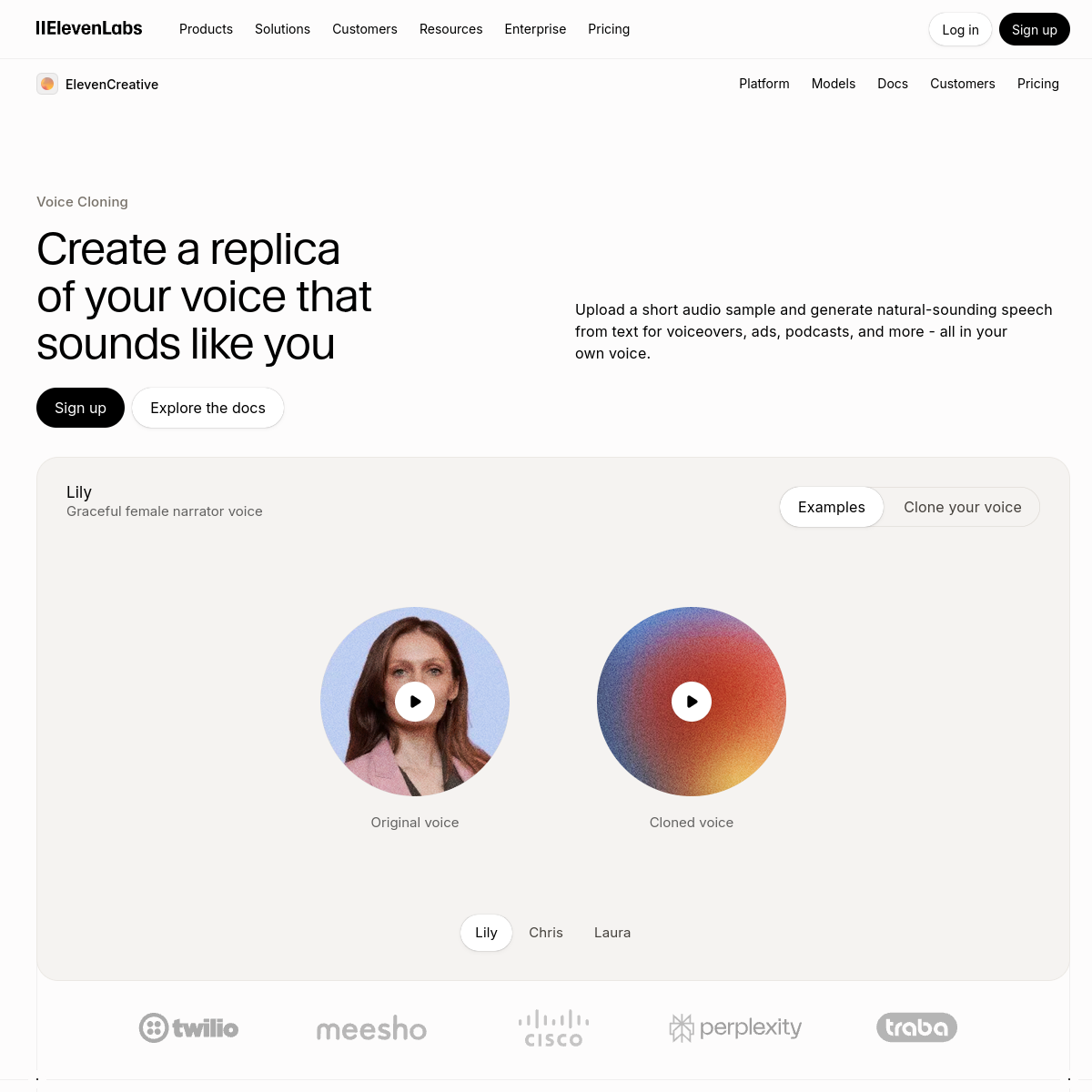 Voice Cloning ElevenLabs — Create a replica of your voice that sounds like you