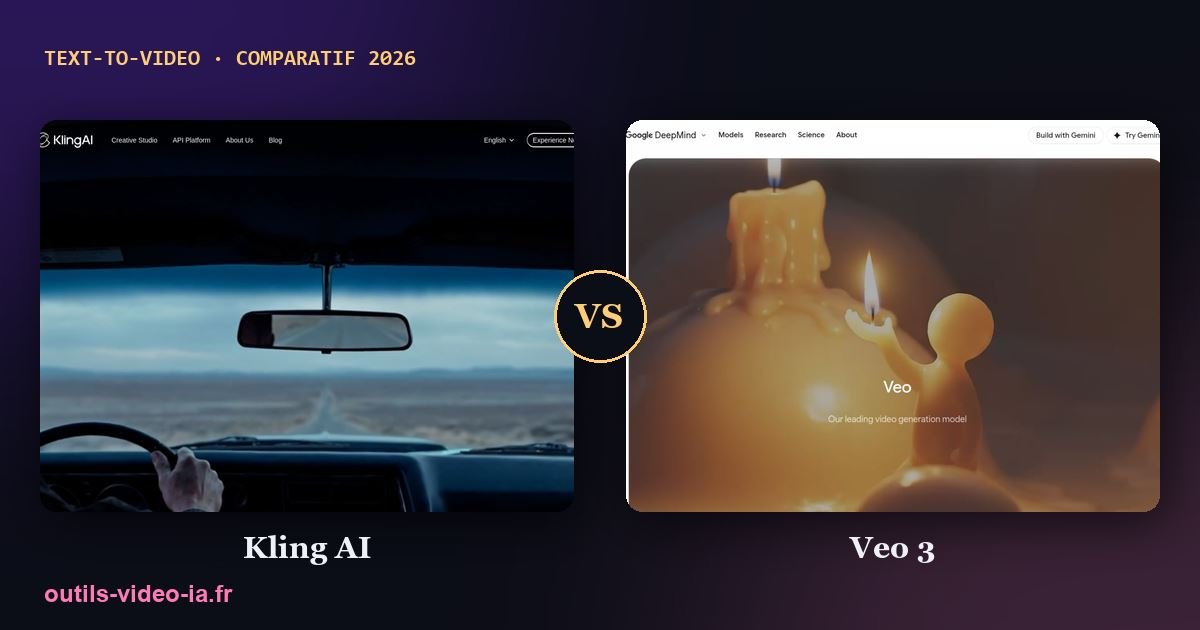 Comparatif Kling AI vs Google Veo 3