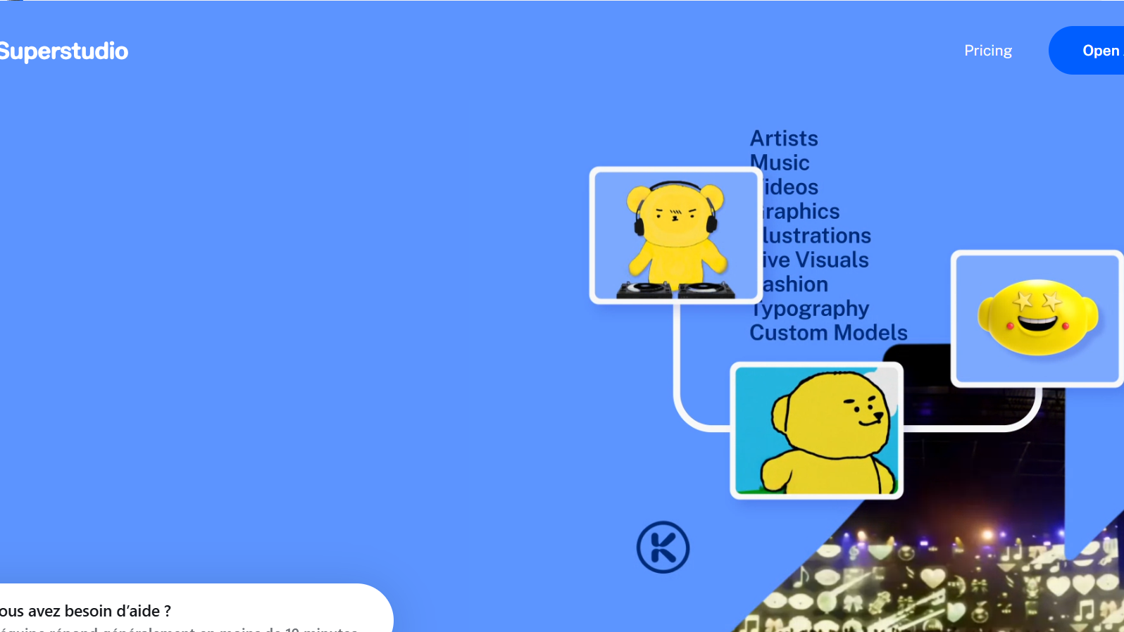Kaiber AI Superstudio — suite créative pour animation IA artistique