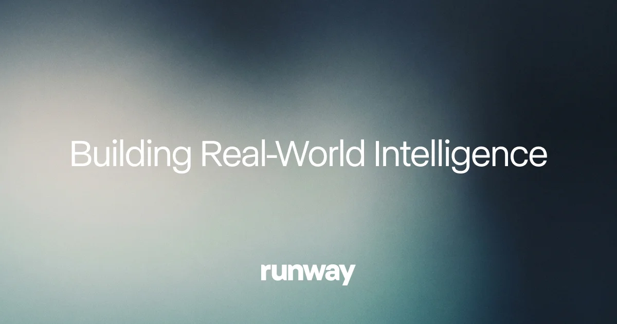 Page d'accueil officielle de Runway — plateforme de génération vidéo IA Gen-4.5