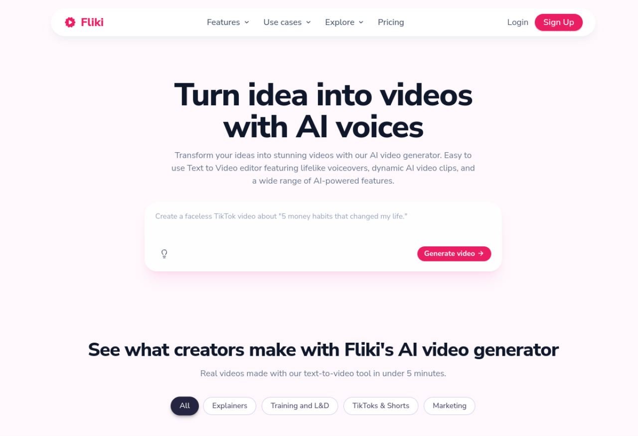 Fliki — voix off multilingue