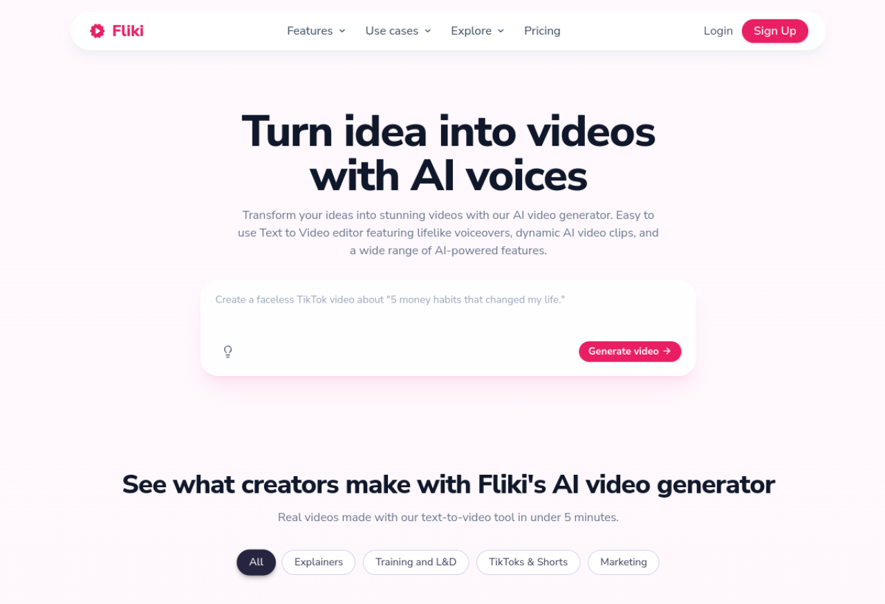 Fliki — voix off multilingue