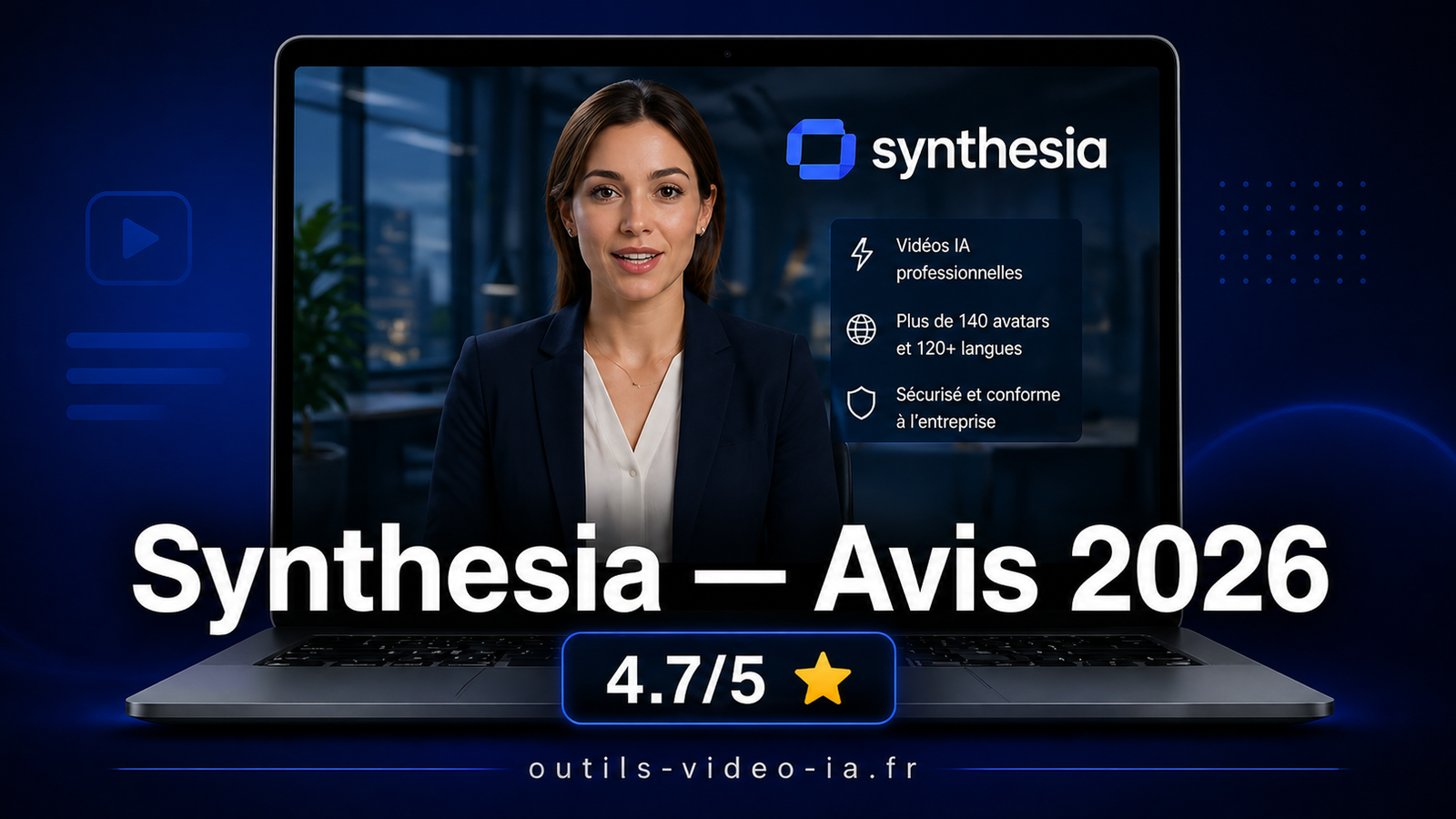 Synthesia — plateforme avatar IA de référence pour la formation entreprise